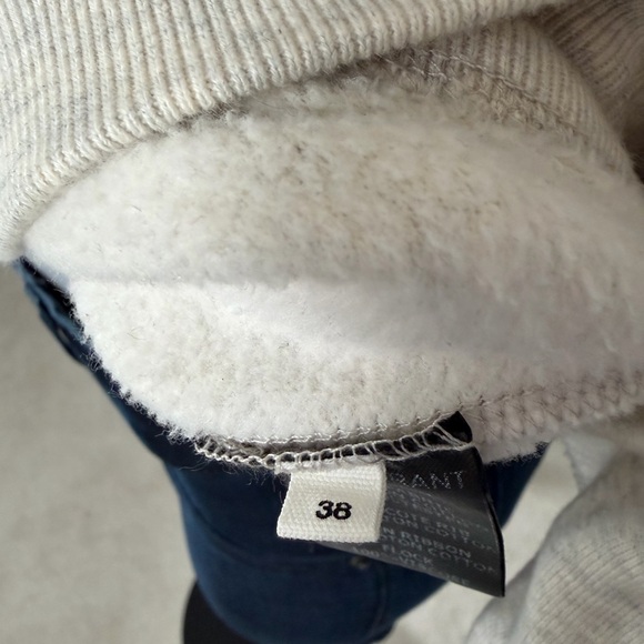 Étoile Isabel Marant Beige MILLYNY SWEATSHIRT with Black Logo - Picture 12 of 13